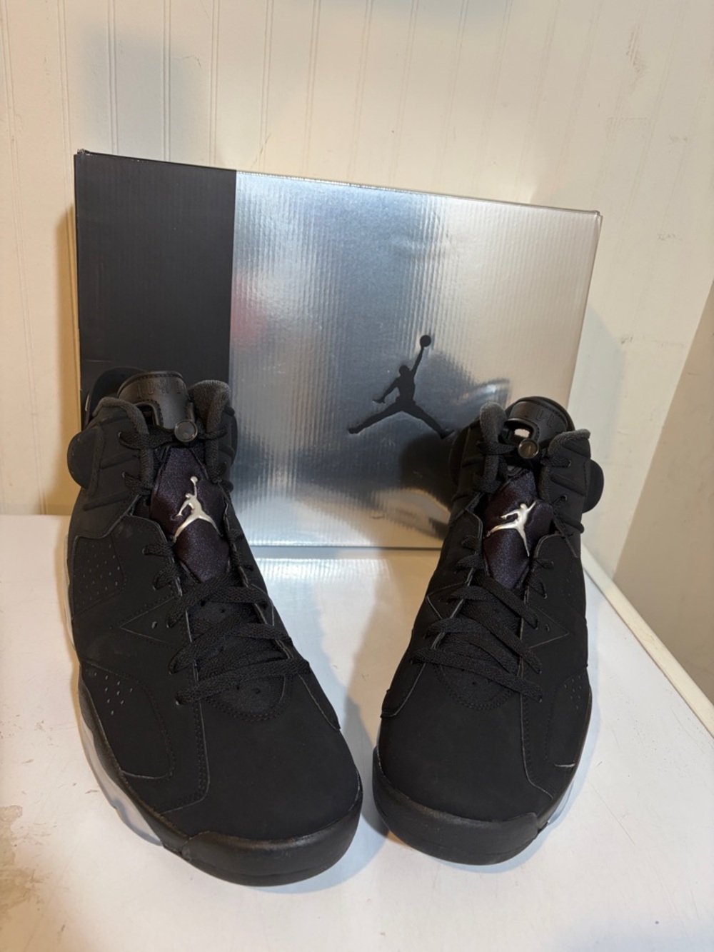Jordan 6 Retro (Chrome) Black and Silver. BNIB. 2024 release DX2836-001 - Picture 9 of 10